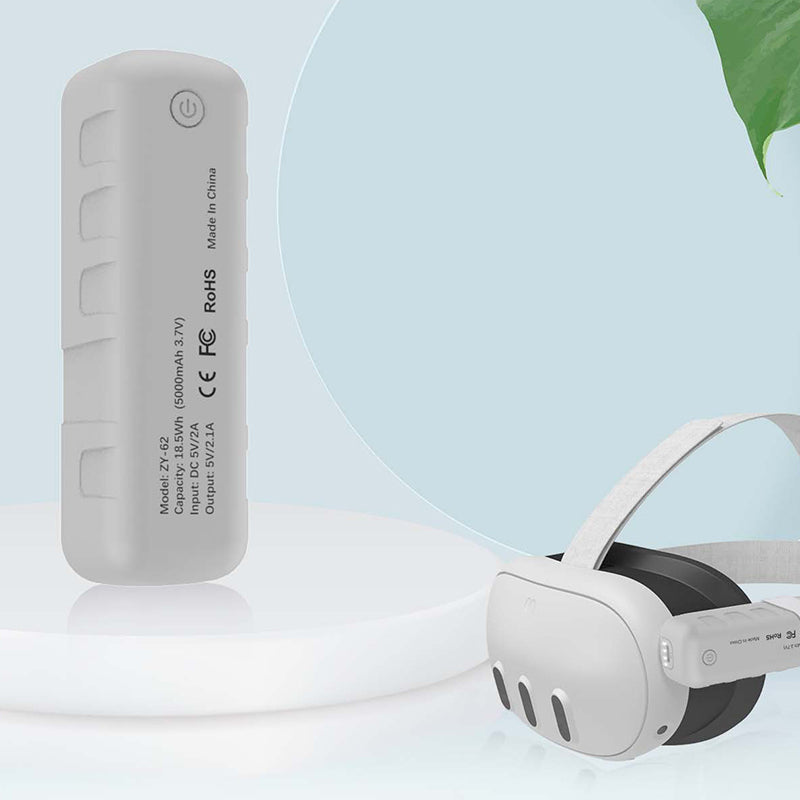 ZY-62 For Meta Quest 3 VR Power Supply Power Bank 5000mAh Battery Pack ZY-62 For Meta Quest 3 VR Power Supply Power Bank 5000mAh Battery Pack